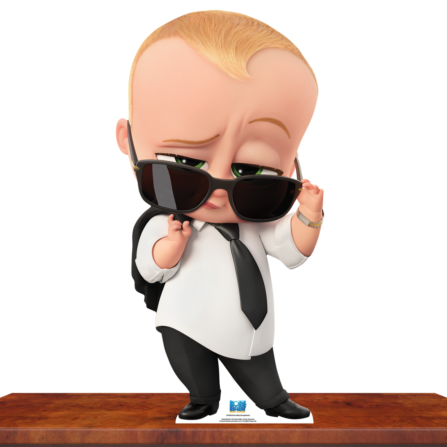 SC4035 Boss Baby Sun Glasses Cardboard Cut Out Height 90cm