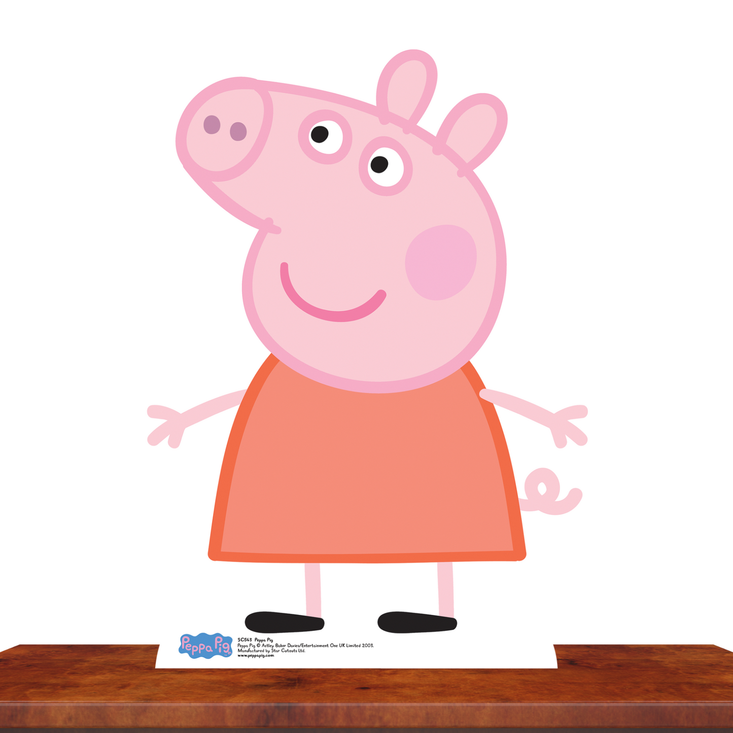 SC543 Peppa Pig (Star Mini Cut-out) Cardboard Cut Out Height 83cm