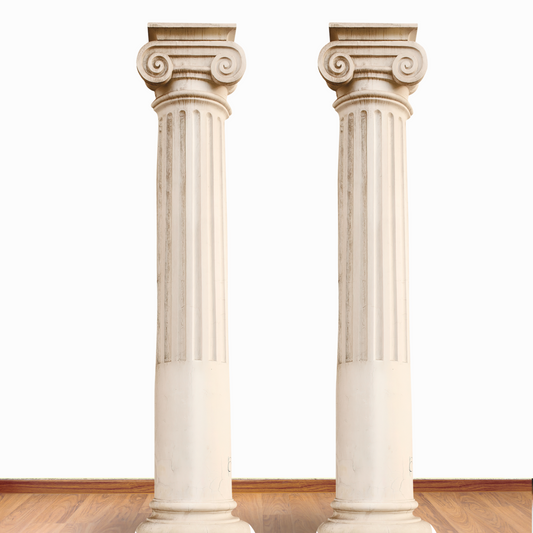 SC4150 Two Roman Pillars Cardboard Cut Out Height 195cm