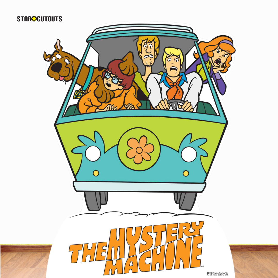 SC1404 Fred's Mystery Machine Van Scooby Doo Star Mini Cardboard Cut Out Height 93cm