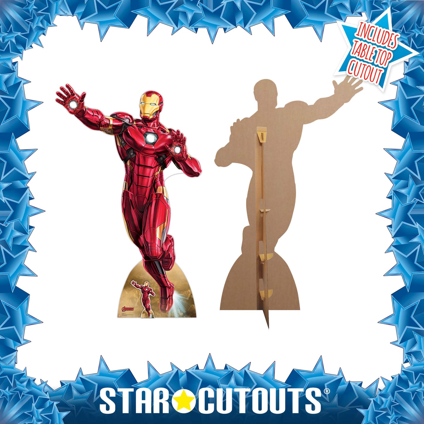 SC1532 Tony Stark Iron Man Comic Book Art Take Off Cardboard Cut Out Height 200cm