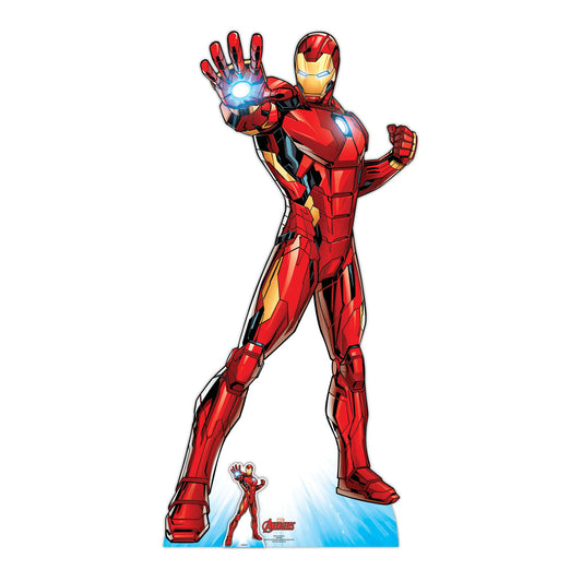 SC1612 Iron Man Super Hero Cardboard Cut Out Height 191cm