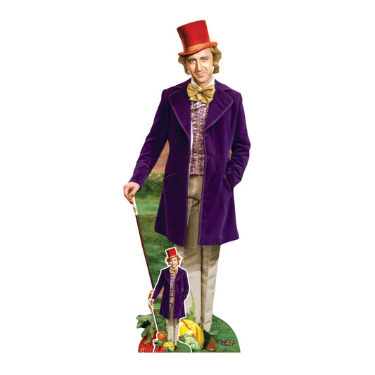 SC1650 Willy Wonka and the Chocolate Factory (Gene Wilder) Cardboard Cut Out Height 193cm