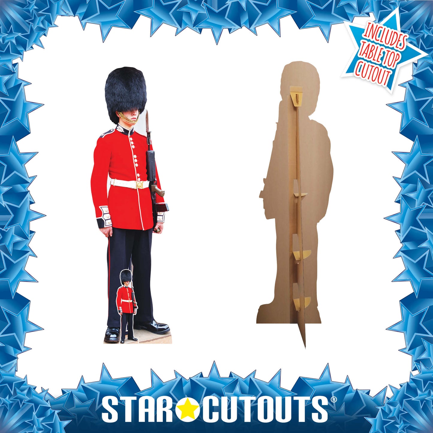 SC4063 Buckingham Palace Guard Cardboard Cut Out Height 194cm