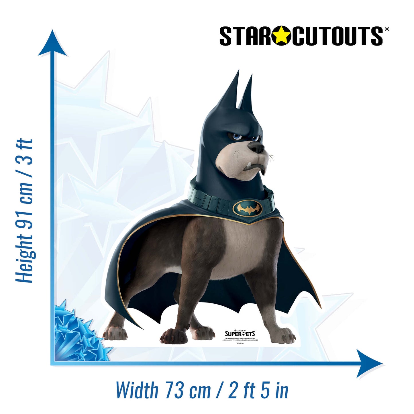SC4068 Ace Superman's Dog DC League of Super Pets Cardboard Cut Out Height 91cm