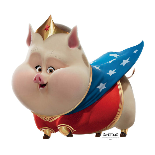 SC4069 PB Wonder Woman's Pig (DC League of Super Pets) Cardboard Cut Out Height 87cm