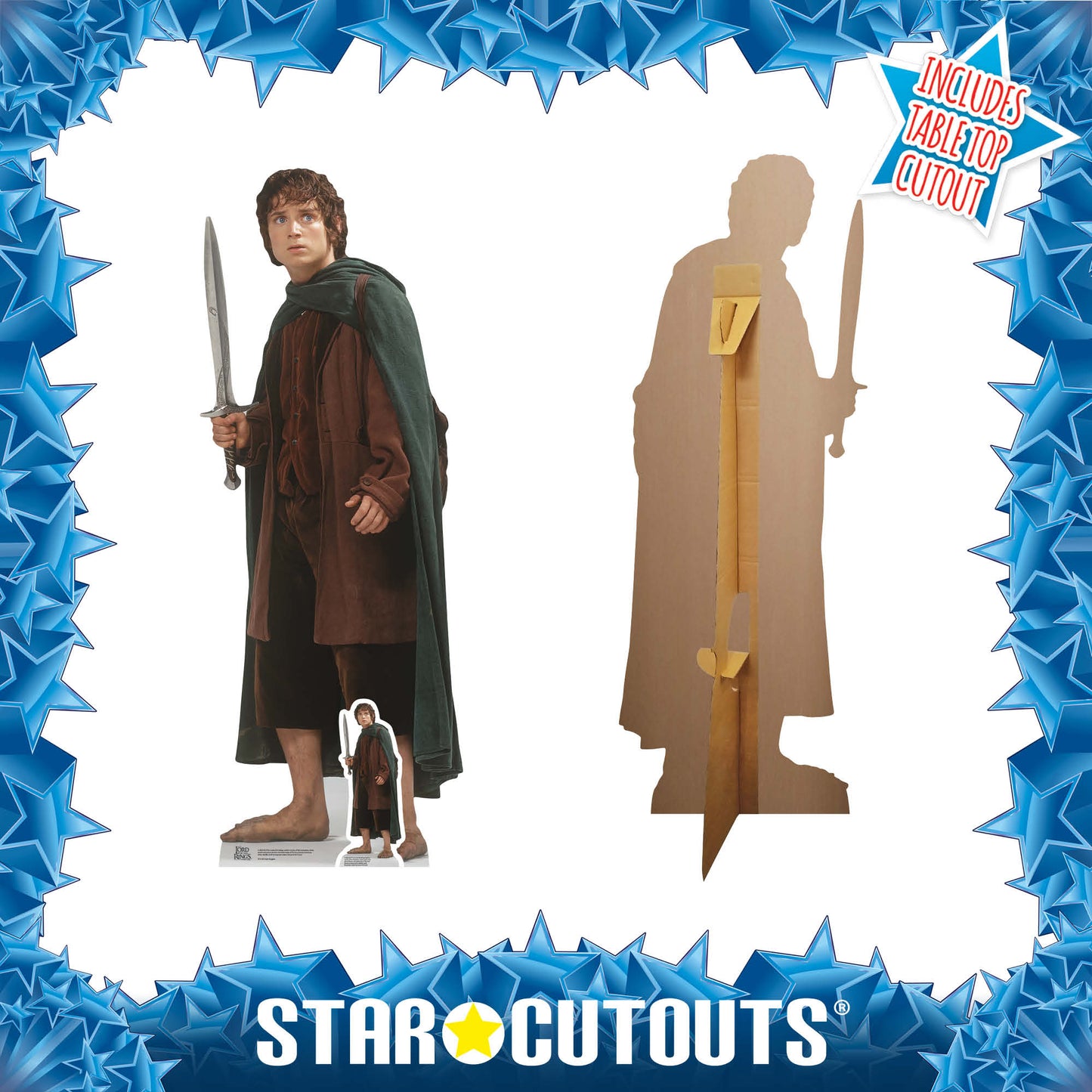 SC4126 Frodo Baggins The Lord of the Rings Cardboard Cut Out Height 134cm