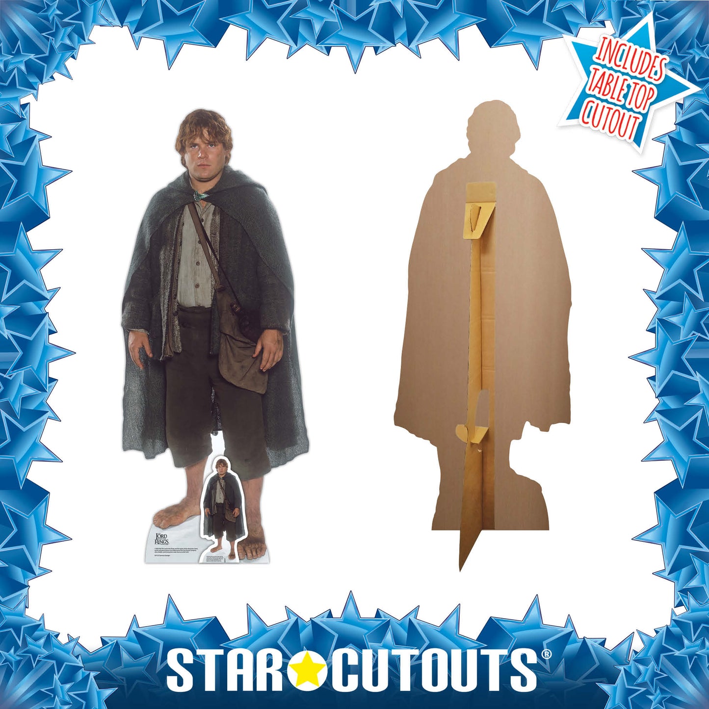 SC4127 Samwise Gamgee Lord of the Rings Cardboard Cut Out Height 135cm