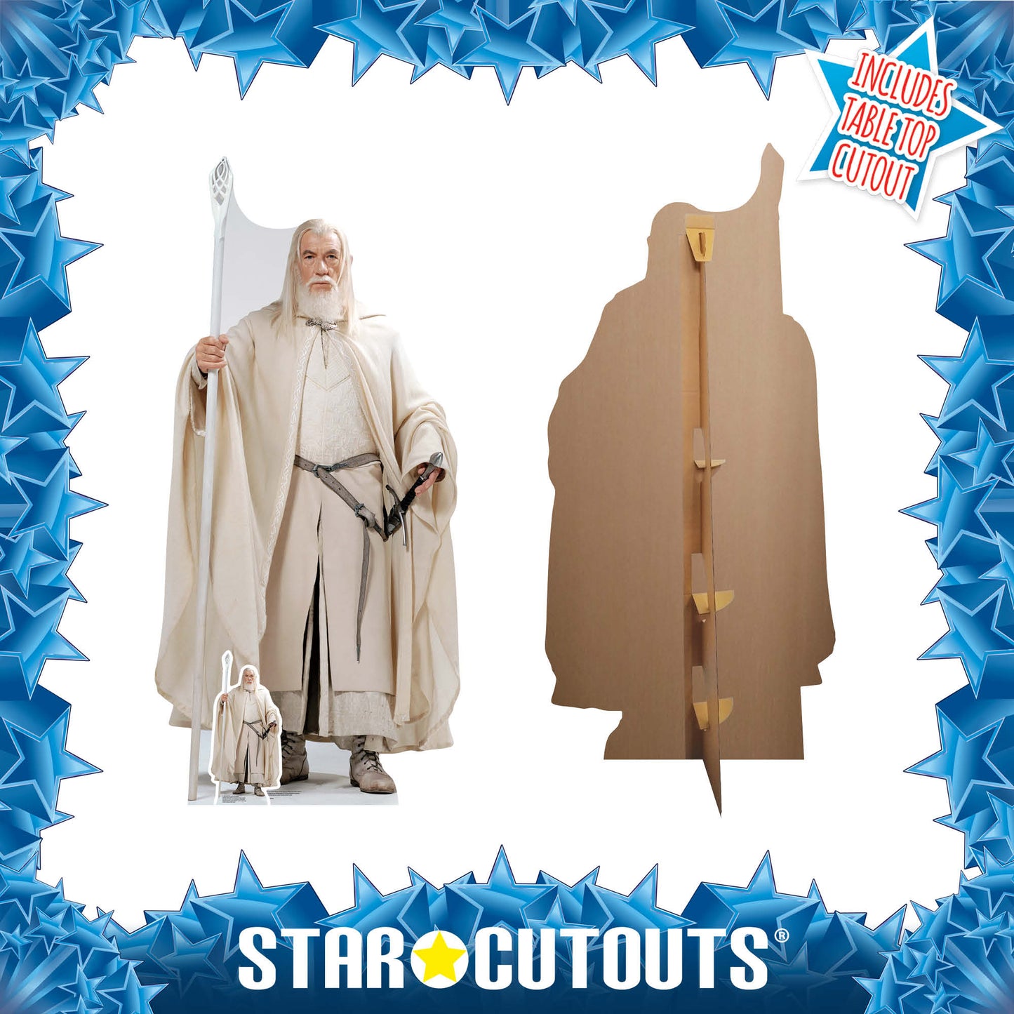 SC4132 Gandalf the White The Lord of the Rings Cardboard Cut Out Height 194cm