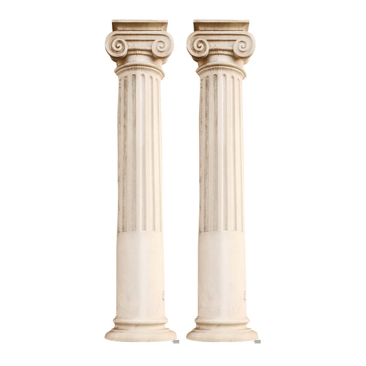 SC4150 Two Roman Pillars Cardboard Cut Out Height 195cm