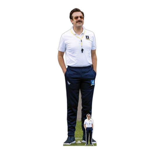 SC4221 Ted Lasso Football Manager Jason Sudeikis Cardboard Cut Out Height 184cm