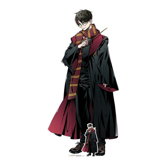 SC4233 Harry Potter Anime Style Cardboard Cut Out Height 167cm
