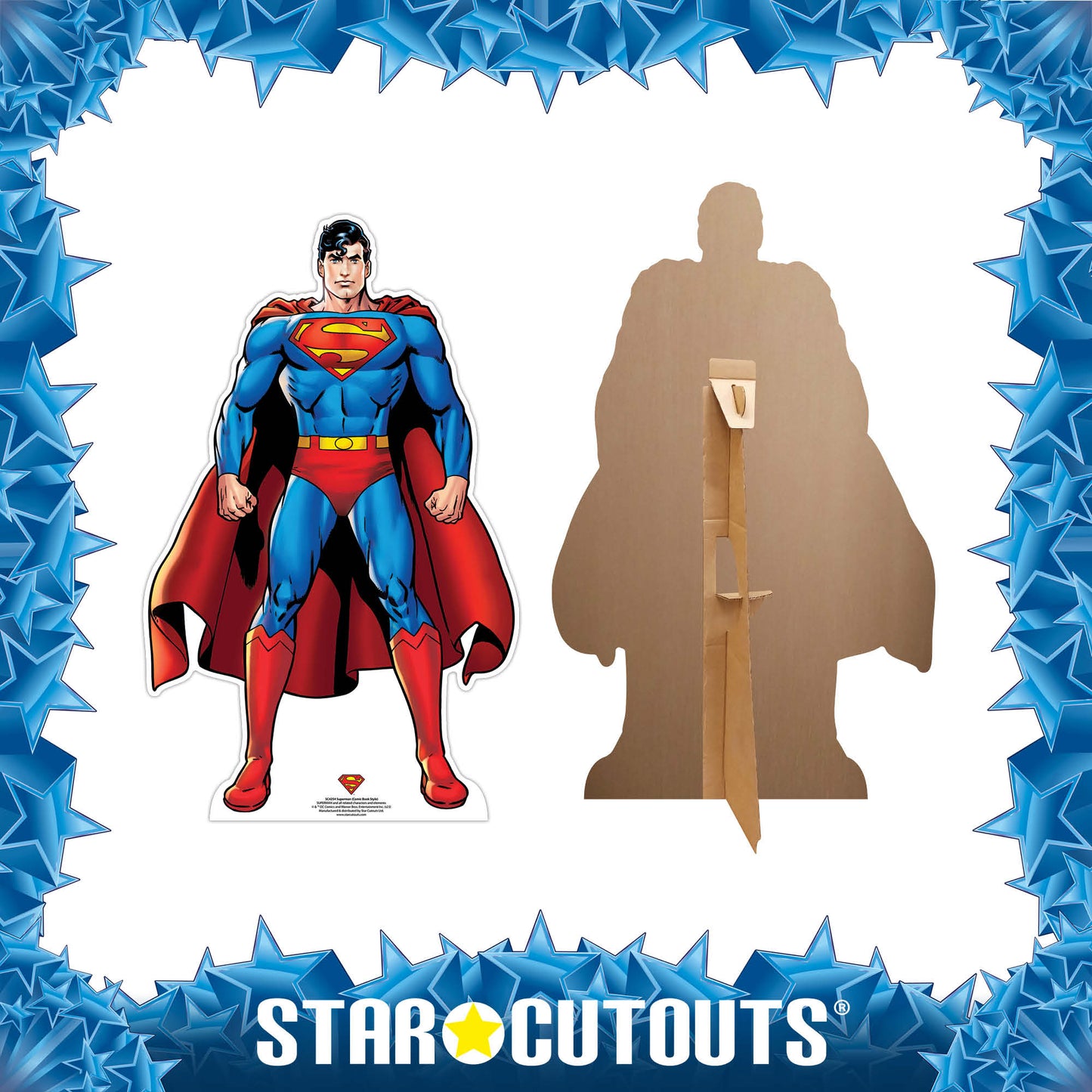 SC4254 Superman Comic Style Cardboard Cut Out Height 92cm