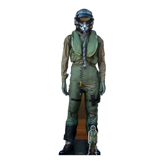 SC4257 Fighter Pilot Cardboard Cut Out Height 176cm