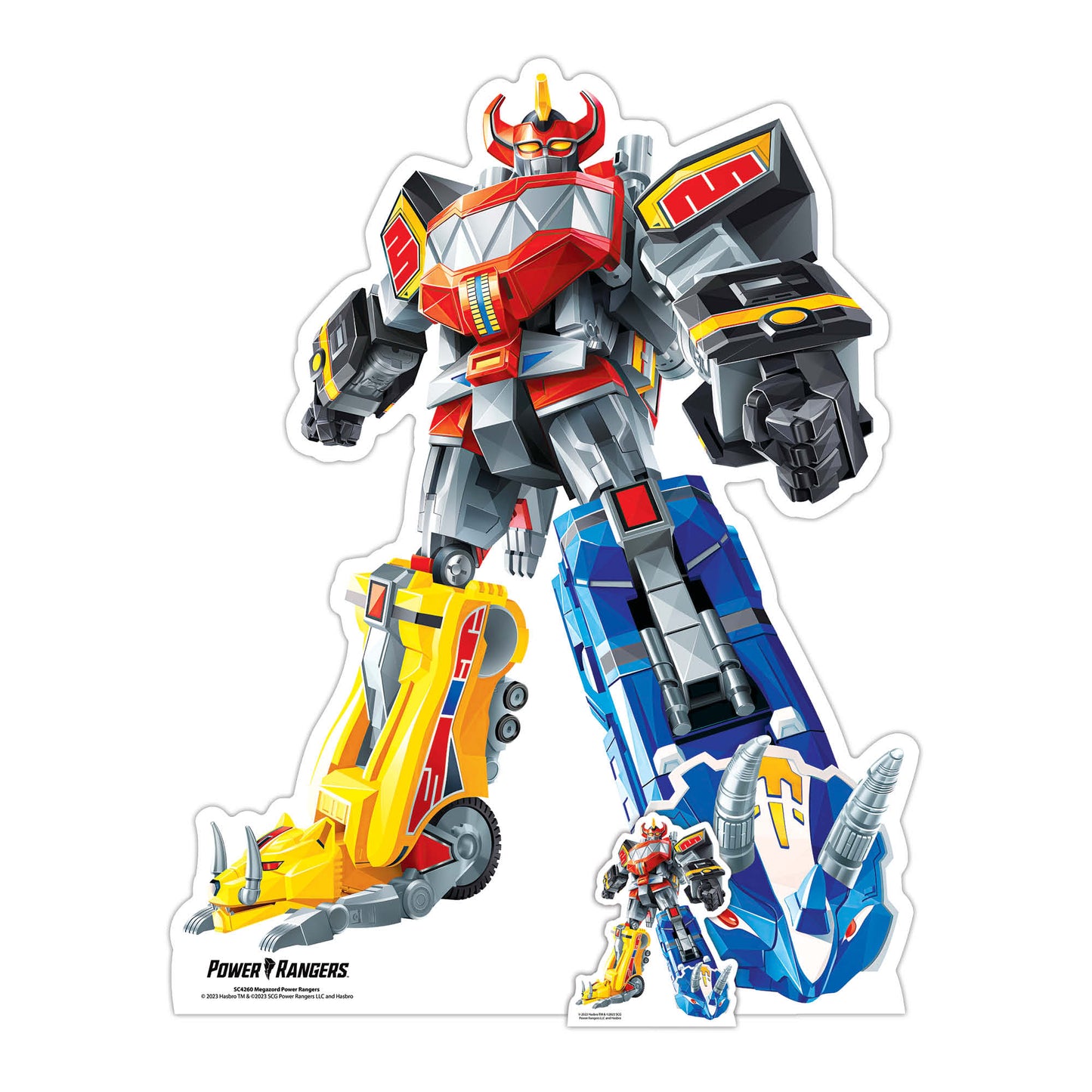 SC4260 Megazord (Power Rangers) Star Mini Cardboard Cut Out Height 94cm