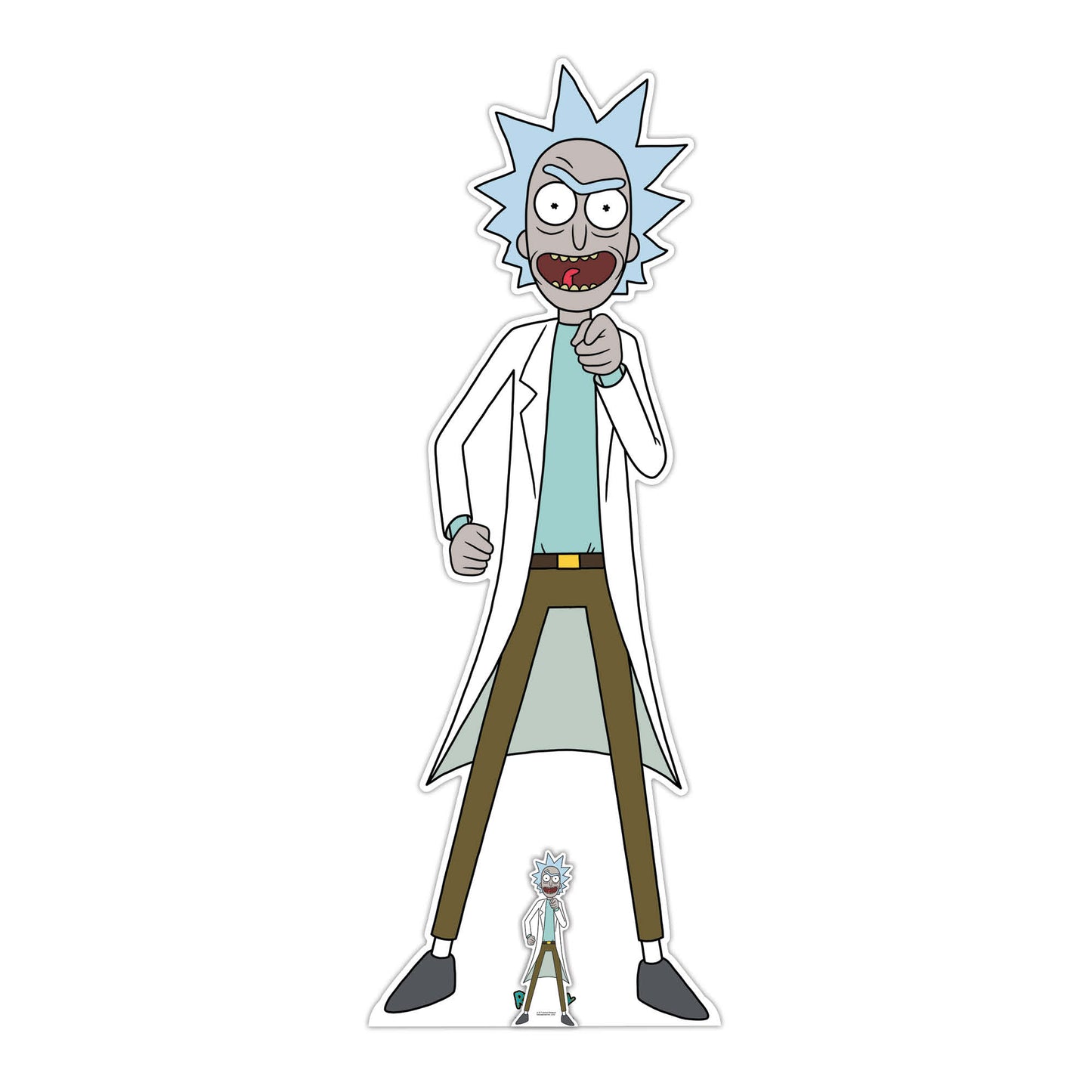 SC4261 Rick Sanchez Scientist Rick and Morty Cardboard Cut Out Height 195cm