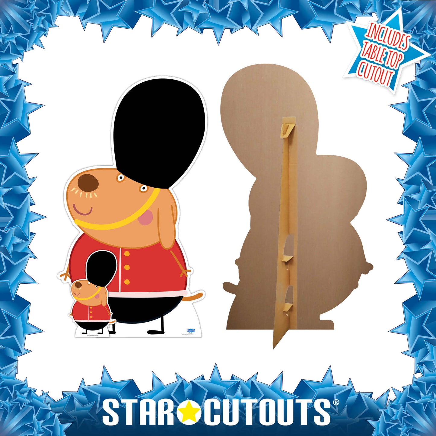 SC4337 Royal Guard Peppa Cardboard Cut Out Height 162cm