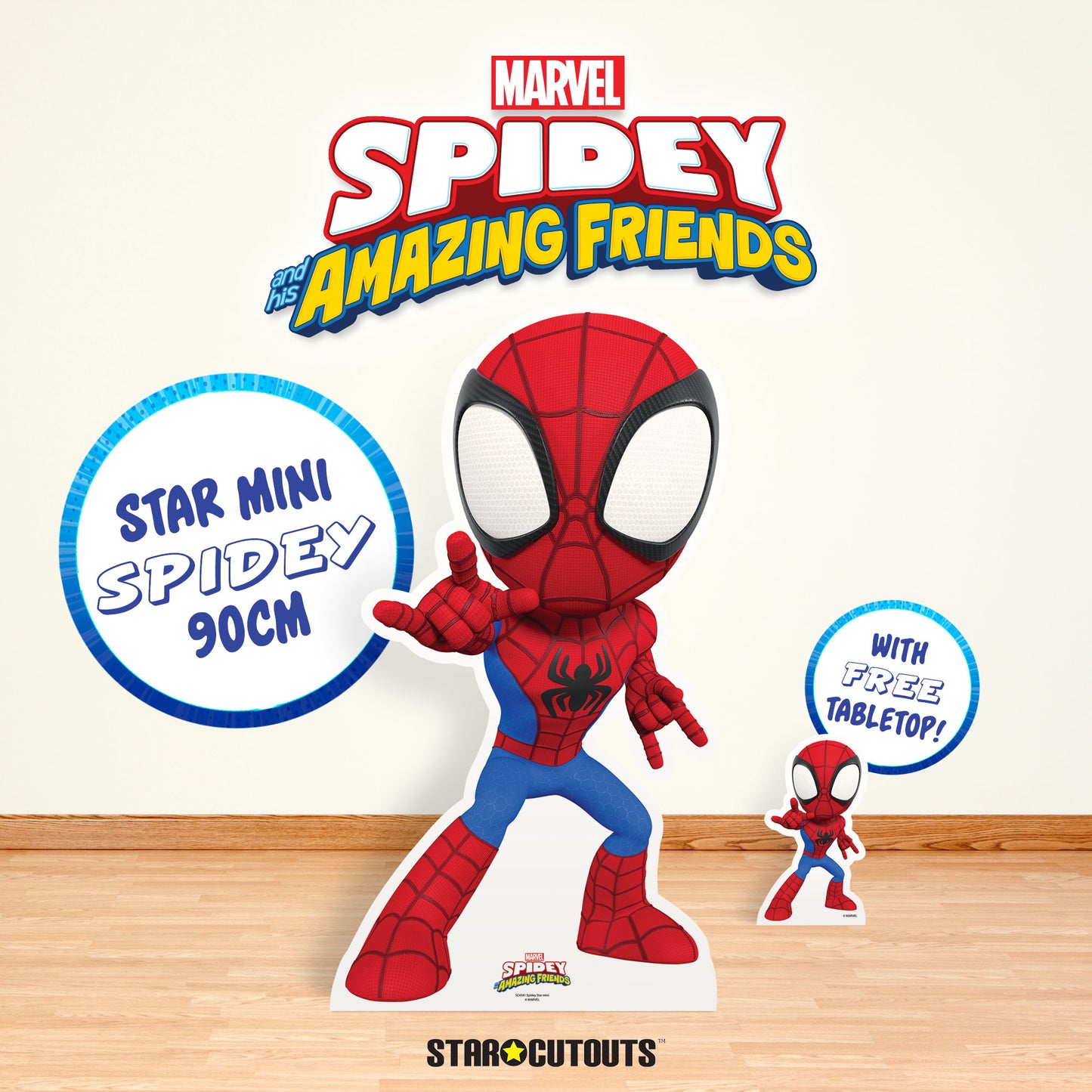 SC4341 Spidey Spidey and His Amazing Friends  Cardboard Cutout Height 90cm