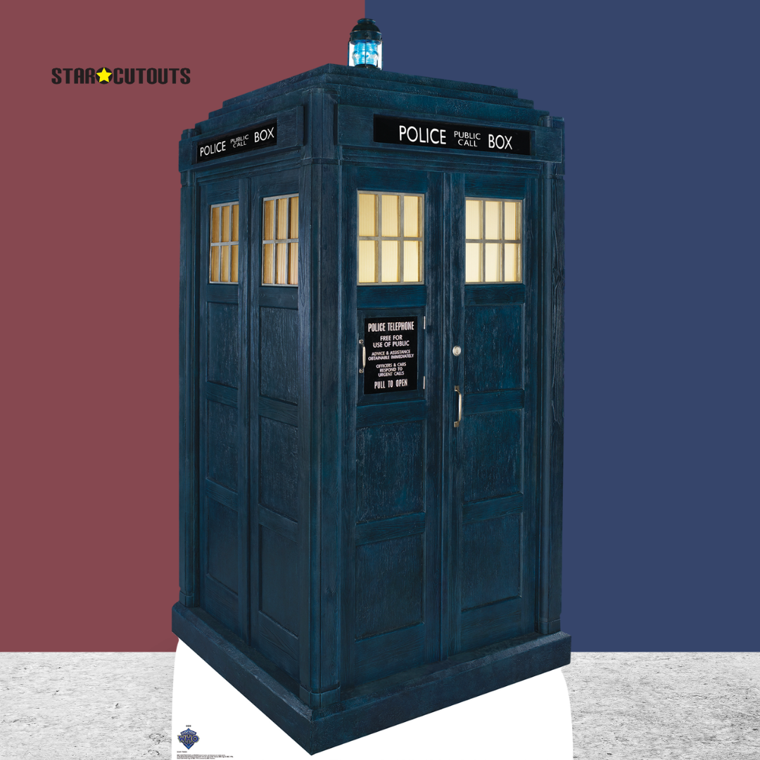 SC4391 TARDIS Police Box Doctor Who Cardboard Cut Out Height 173cm