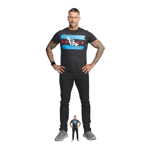 SC4406 CM Punk WWE Cardboard Cut Out Height 186cm