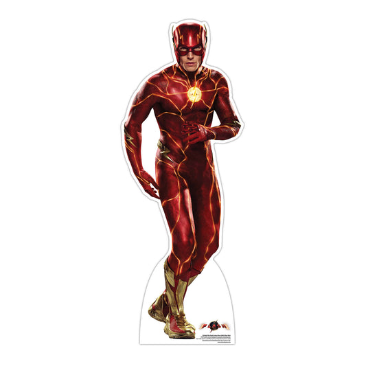 SC4444 The Flash Ezra Miller Action Pose 2023 Star Mini Cardboard Cut Out Height 89cm