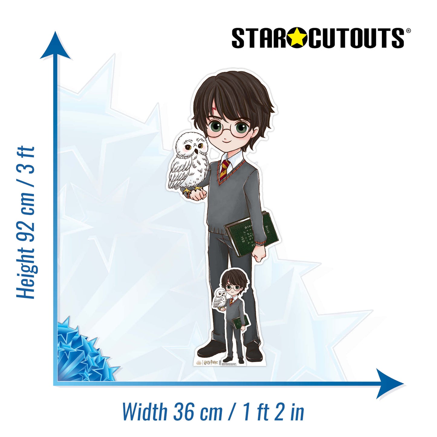SC4452 Cute Harry Potter Animated Cardboard Cut Out Height 92cm