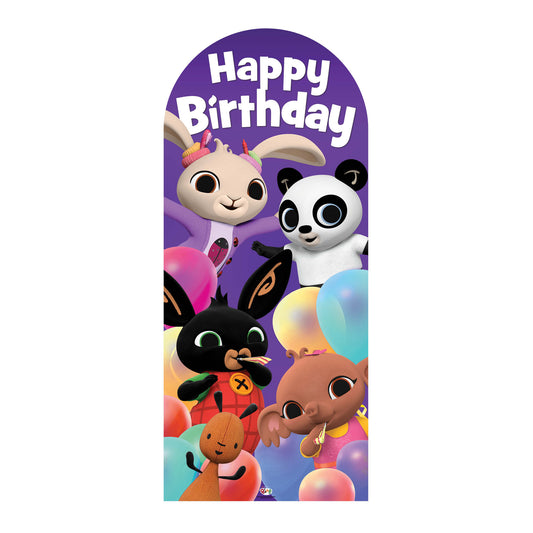 SC4532 Bing Happy Birthday Sailboard Cardboard Cut Out Height 185cm