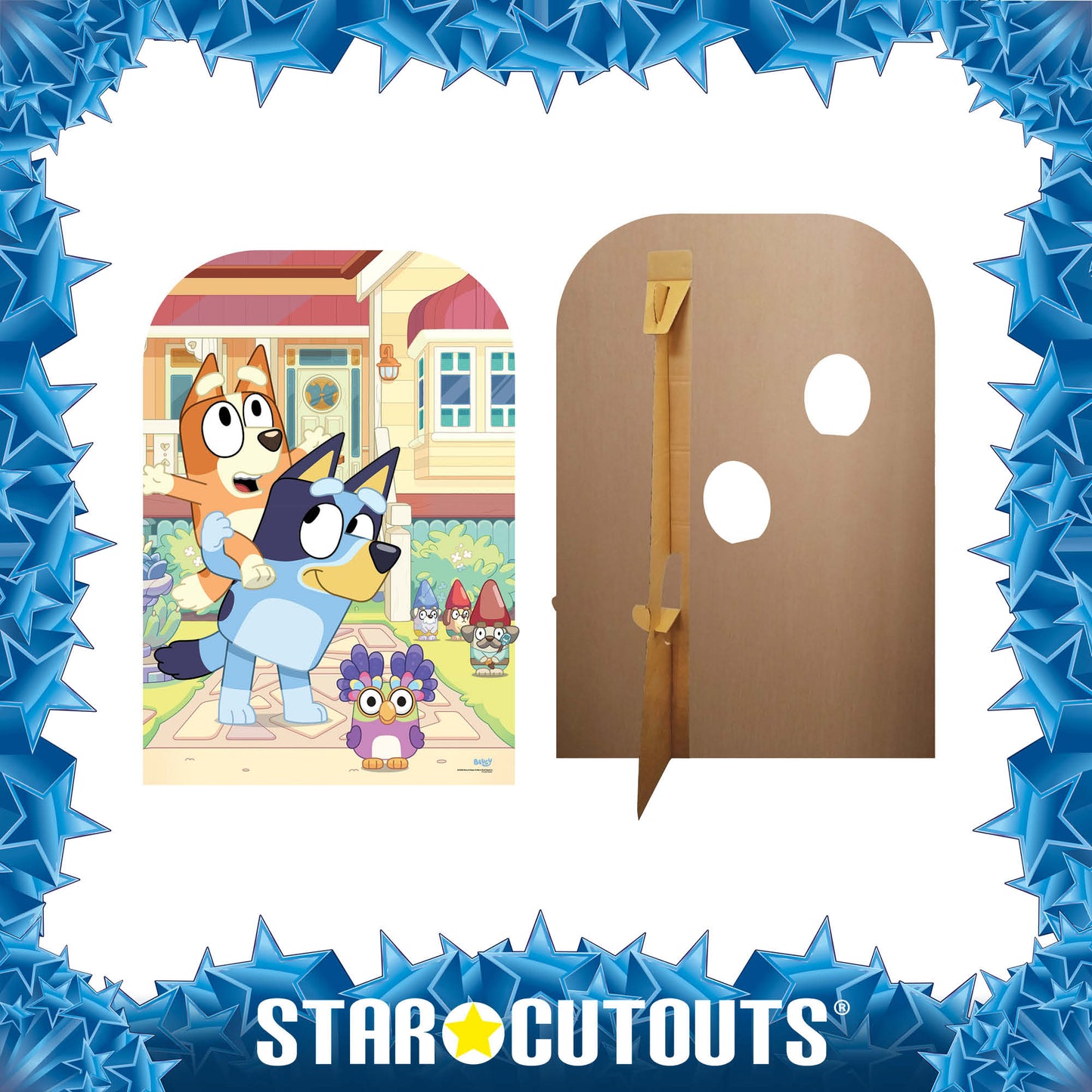 SC4535 Bluey and Bingo At Home Child Stand-In Cardboard Cut Out Height 136cm