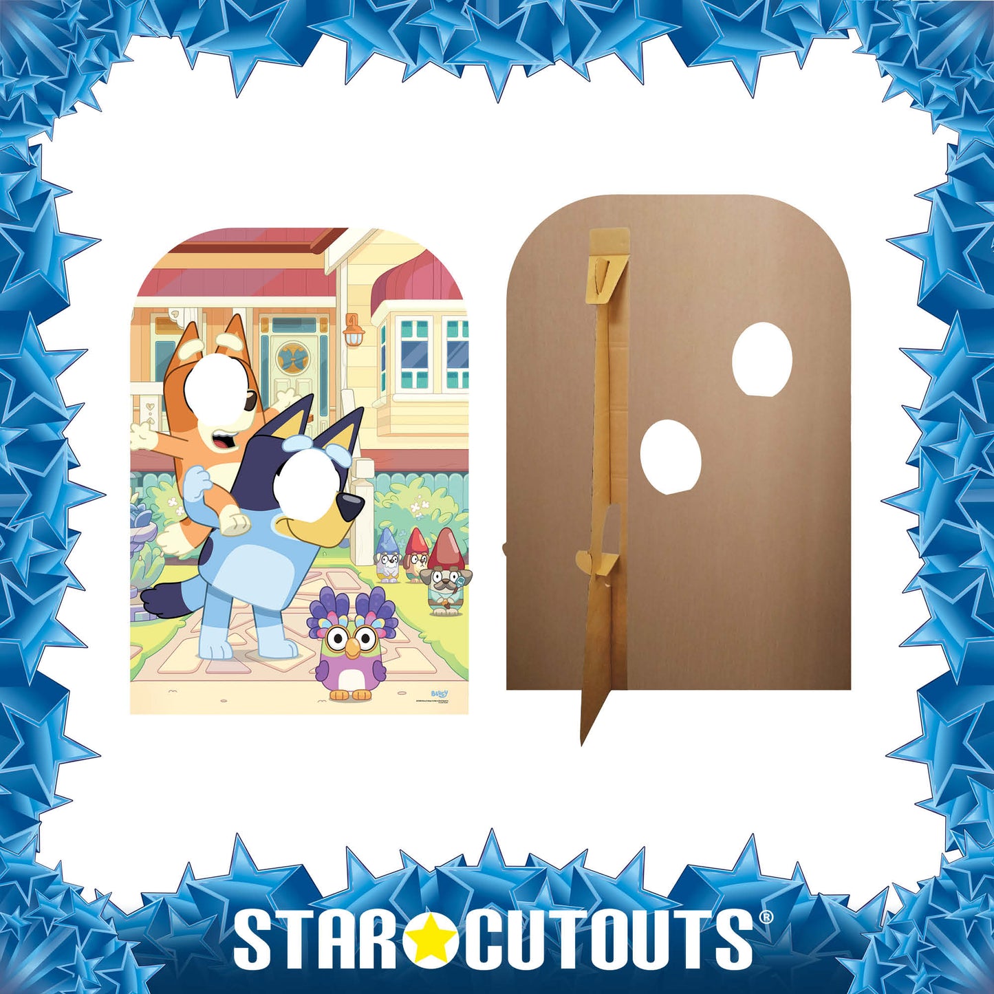 SC4535 Bluey and Bingo At Home Child Stand-In Cardboard Cut Out Height 136cm