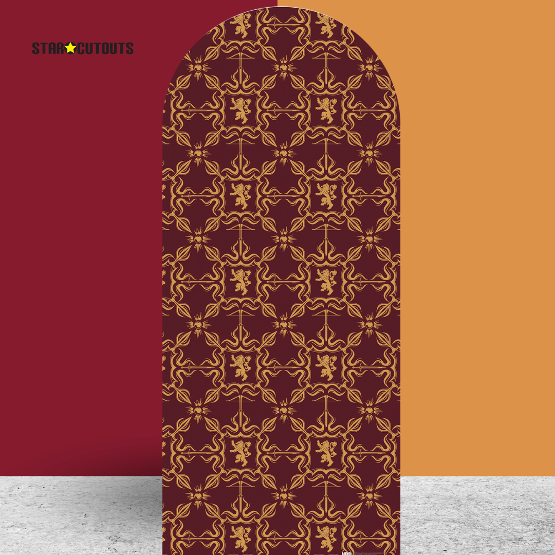 SC4539 Game of Thrones Lannister Pattern Backdrop Cardboard Cut Out Height 185cm