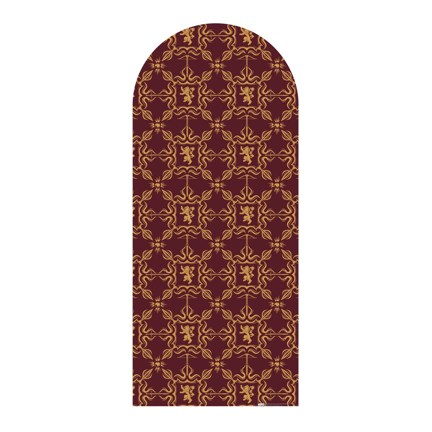 SC4539 Game of Thrones Lannister Pattern Backdrop Cardboard Cut Out Height 185cm