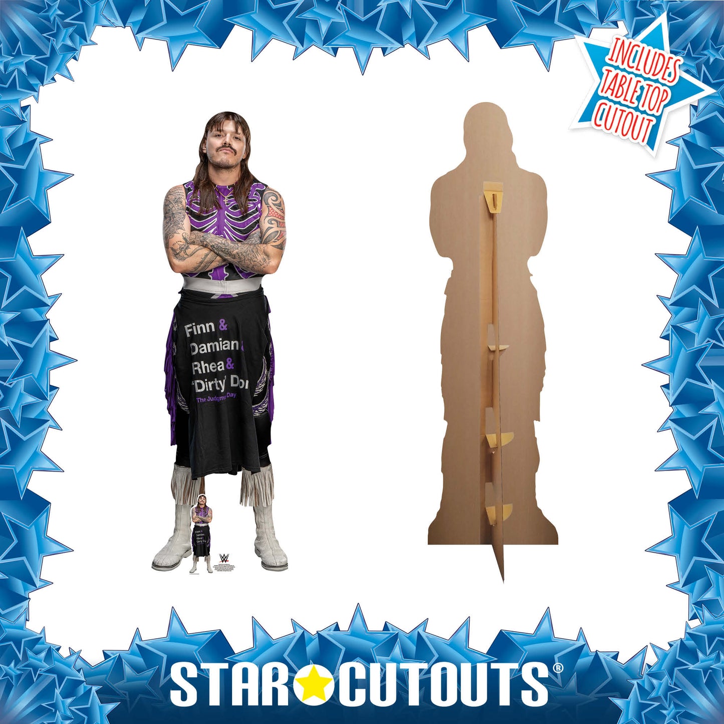 SC4545 Dominik Mysterio Judgement Day WWE Cardboard Cut Out Height 187cm