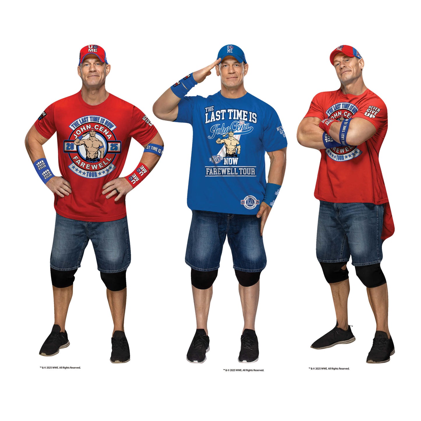 SC4575 John Cena Three Shelf Top Cardboard Cutouts Height 31cm