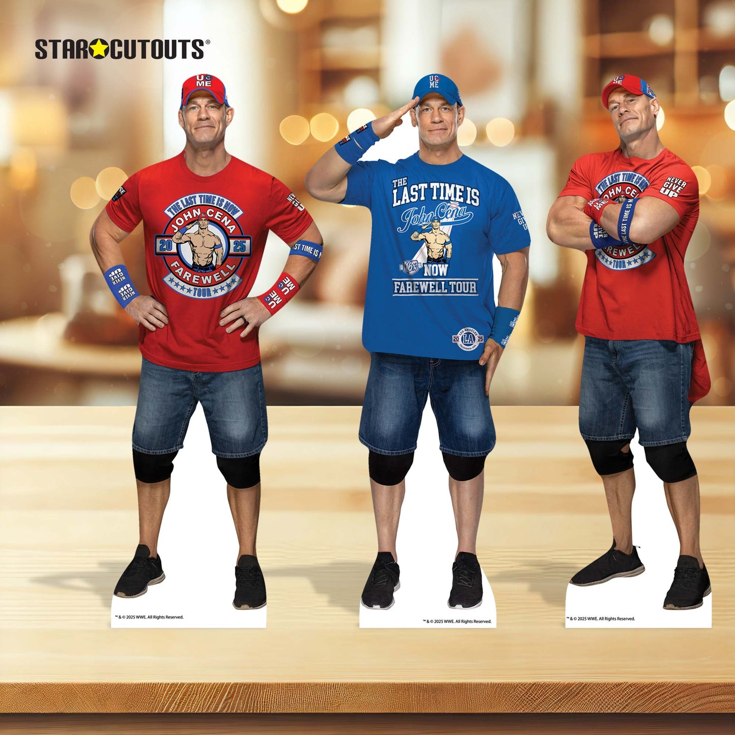 SC4575 John Cena Three Shelf Top Cardboard Cutouts Height 31cm