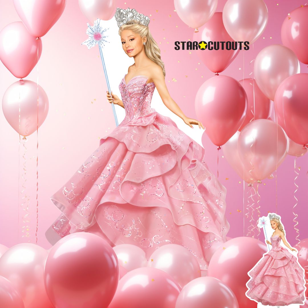SC4628 Glinda Wicked Pink Cardboard Cut Out Height 150cm