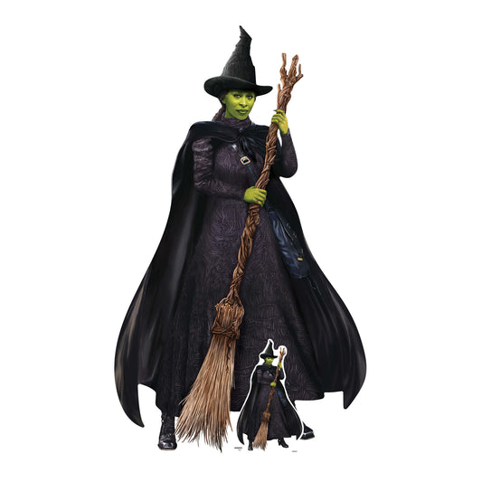 SC4629 Elphaba Wicked Green Witch Cardboard Cut Out Height 159cm