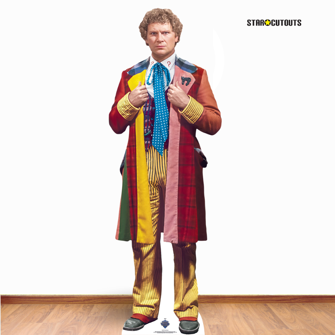 SC4647 Sixth Doctor Adventures - Colin Baker Cardboard Cut Out Height 183cm