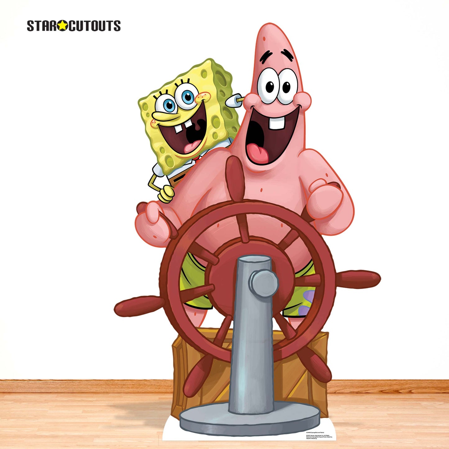 SC4689 SpongeBob and Patrick Cardboard Cut Out Height 133cm