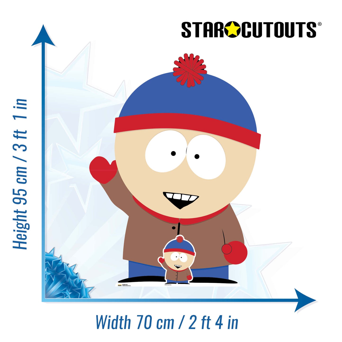 SC4693 South Park Stan Cardboard Cut Out Height 95cm