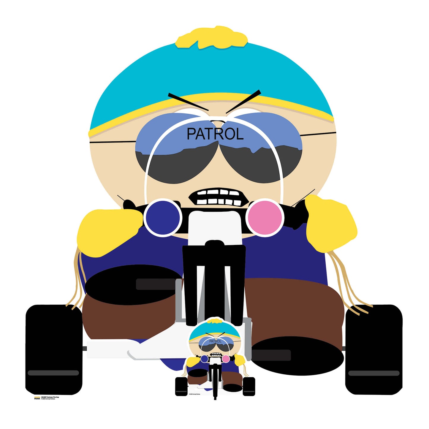 SC4697 South Park Cartman the Cop Cardboard Cut Out Height 93cm