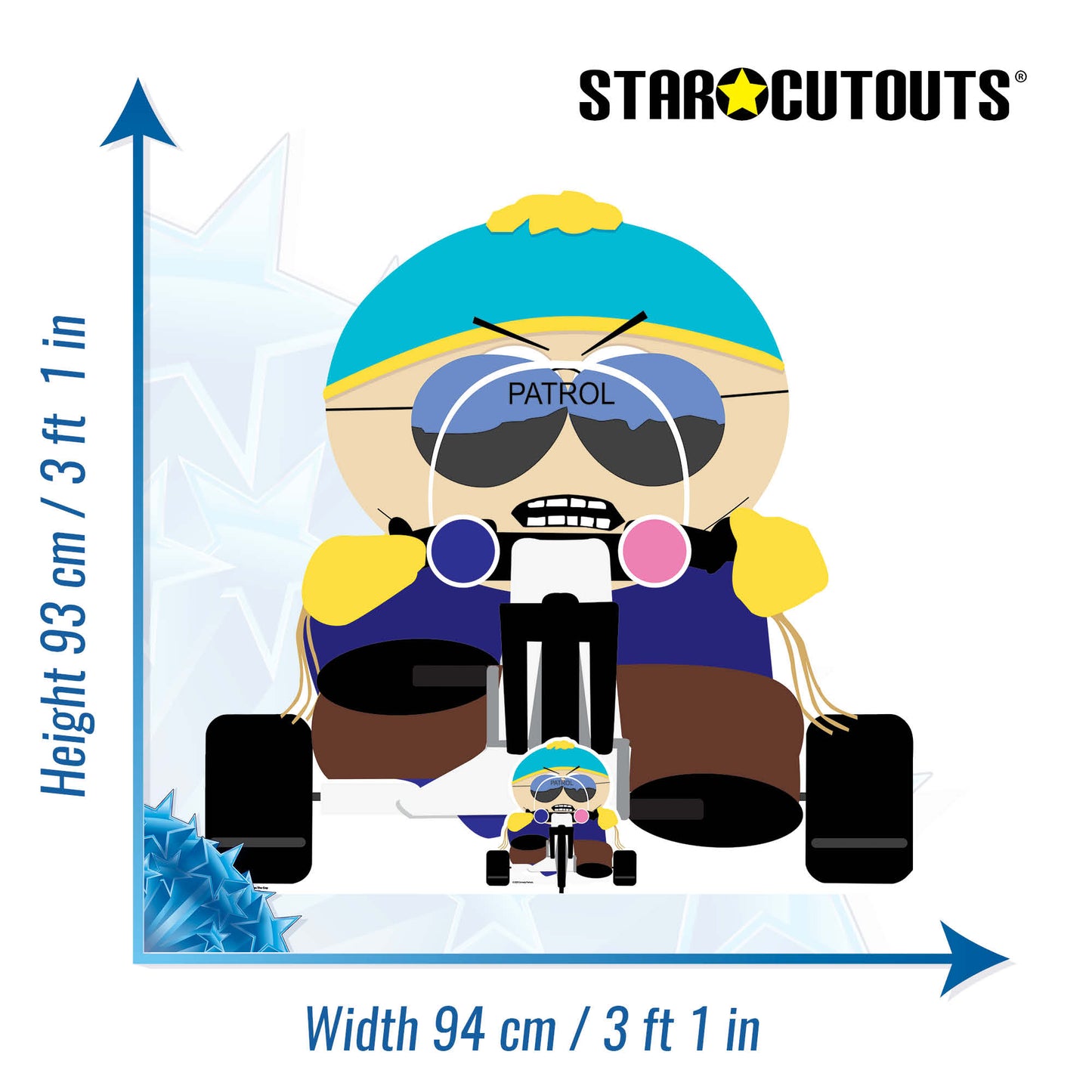 SC4697 South Park Cartman the Cop Cardboard Cut Out Height 93cm