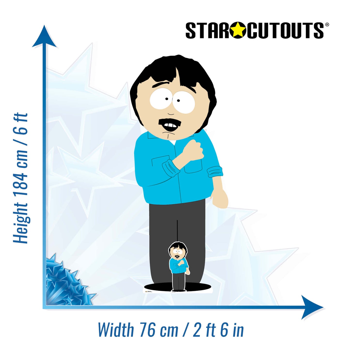 SC4698 South Park Randy Cardboard Cut Out Height 184cm
