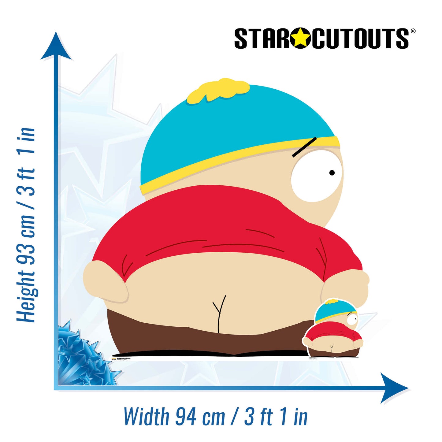 SC4699 South Park Cartman Mooning Cardboard Cut Out Height 93cm
