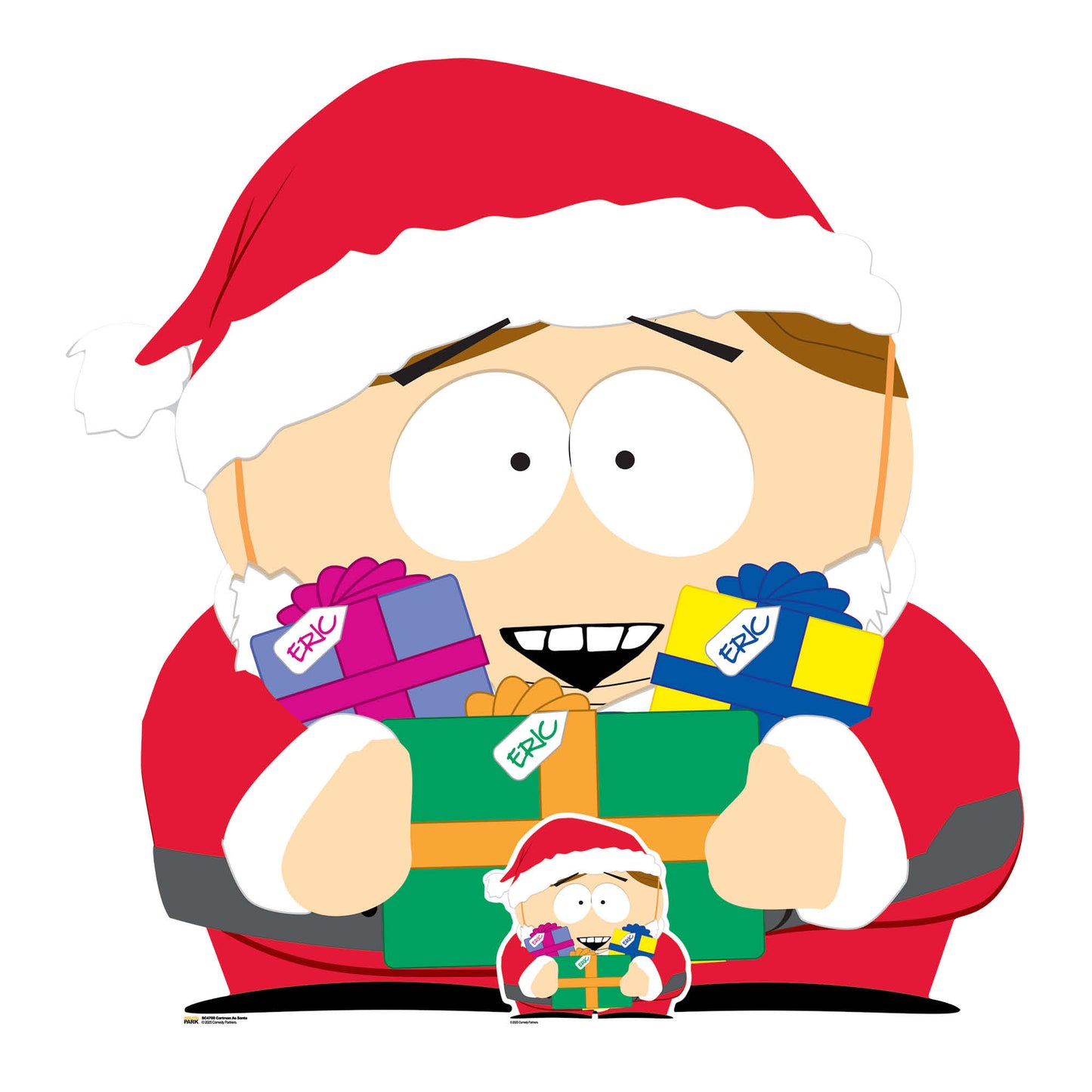 SC4700 South Park Cartman as Santa Cardboard Cut Out Height 95cm