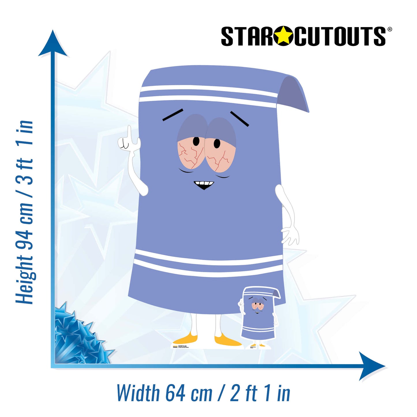 SC4702 South Park Towelie Cardboard Cut Out Height 94cm