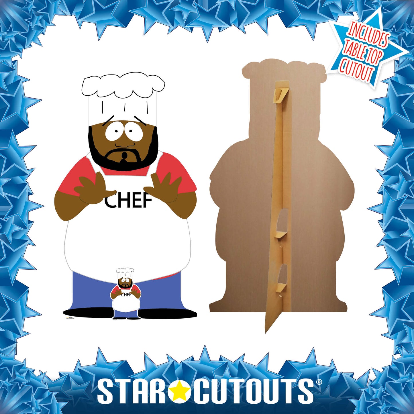 SC4703 South Park Chef Cardboard Cut Out Height 164cm