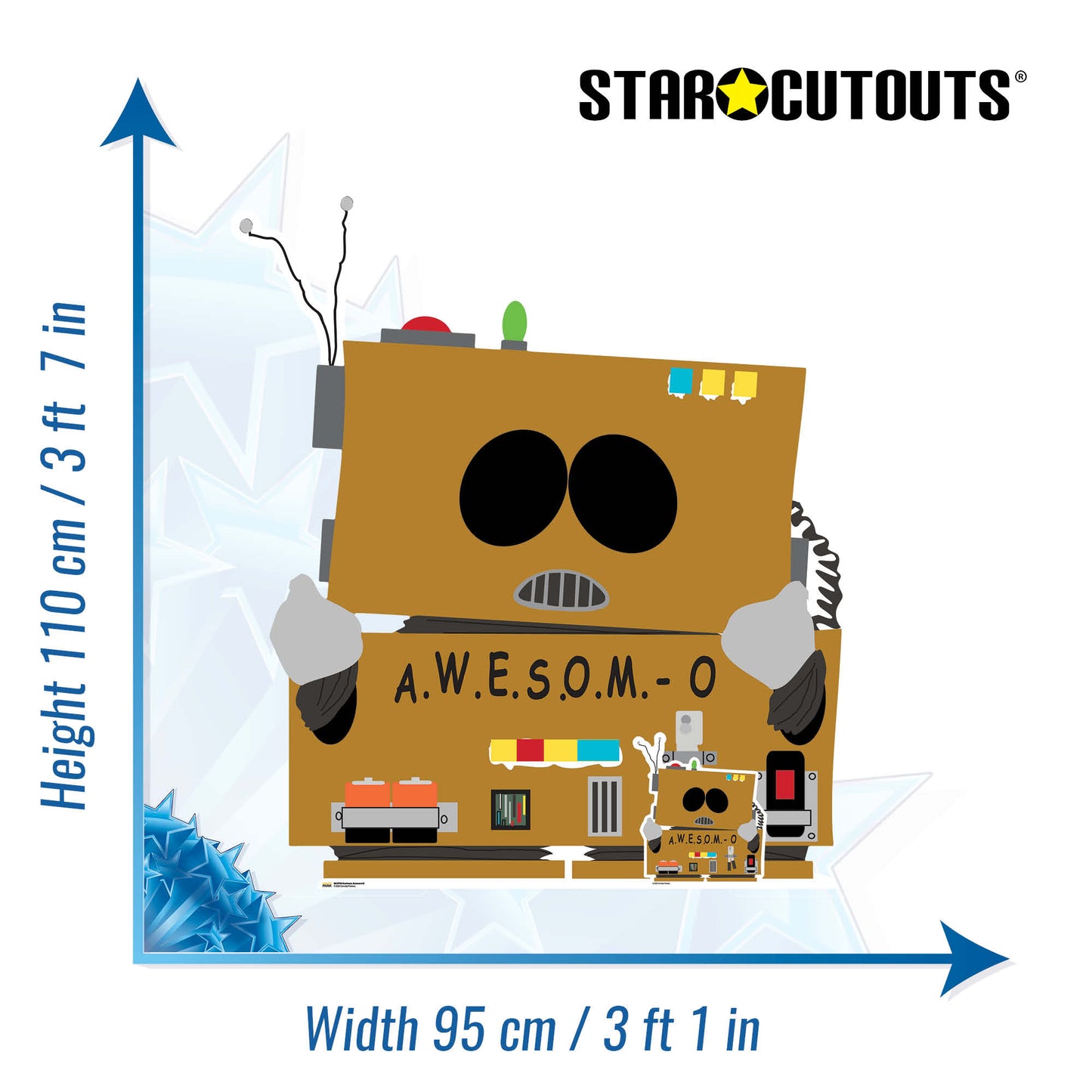 SC4704 South Park Cartman AwesomO Cardboard Cut Out Height 110cm