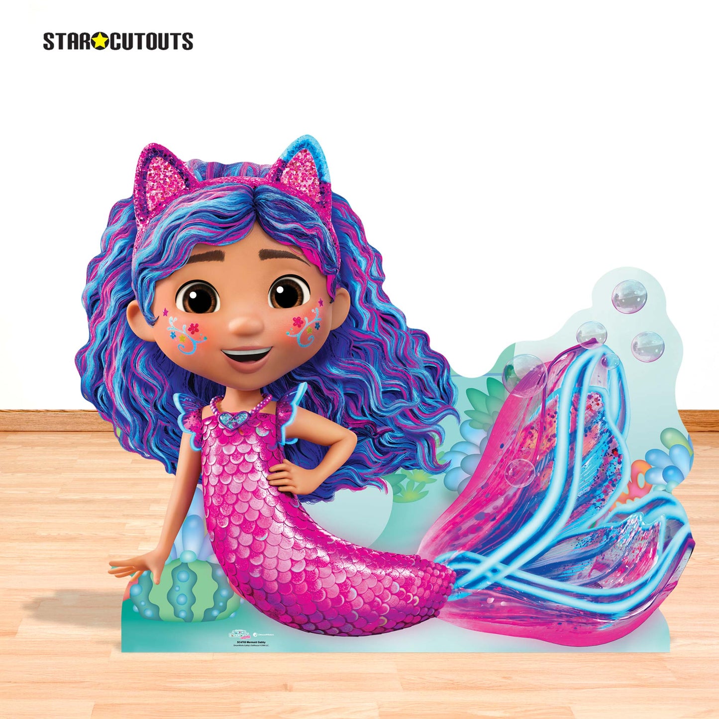 SC4769 Mermaid Gabby from Gabby's Dollhouse Movie Cardboard Cutout Height 95cm