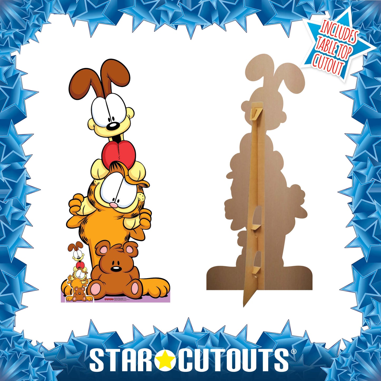 SC4780 Garfield Group Stack Cardboard Cutouts Height 191cm