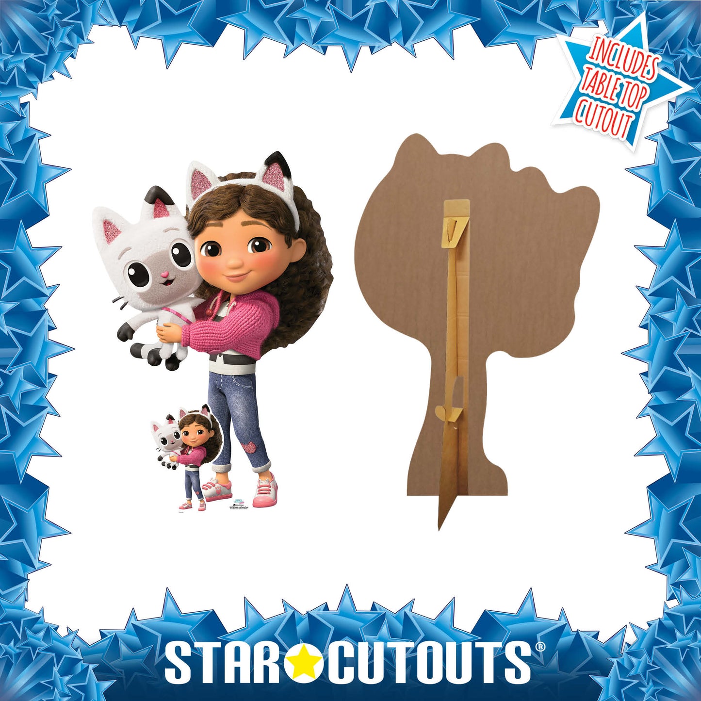 SC4790 Gabby and Pandy Paws from Gabby's Dollhouse Movie Large Cardboard Cutout Height 136cm